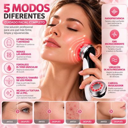 Zelvaria™ SkinLift Pro | Masajeador Facial Multifunción 6 en 1